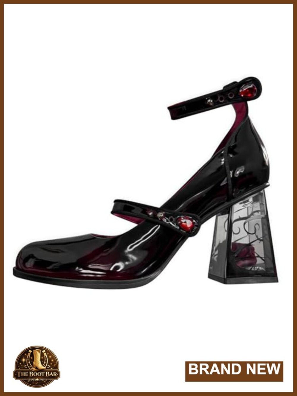 Platform Mary Janes Chunky Heel Patent Leather Goth Lolita Pumps